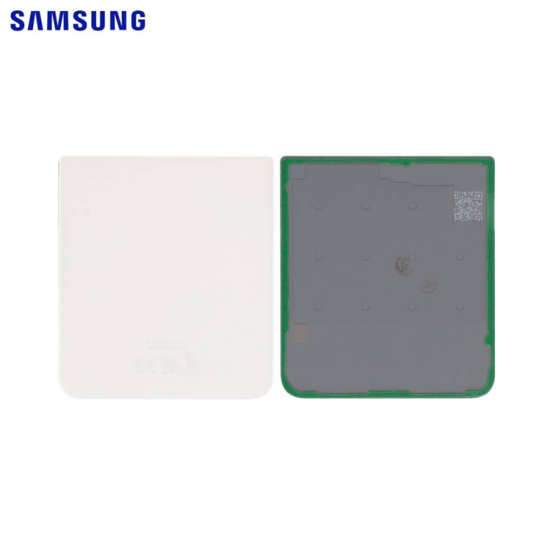 Cache Arrière Original Samsung Galaxy Z Flip 3 5G F711 (Inférieur) GH82-26293F Blanc