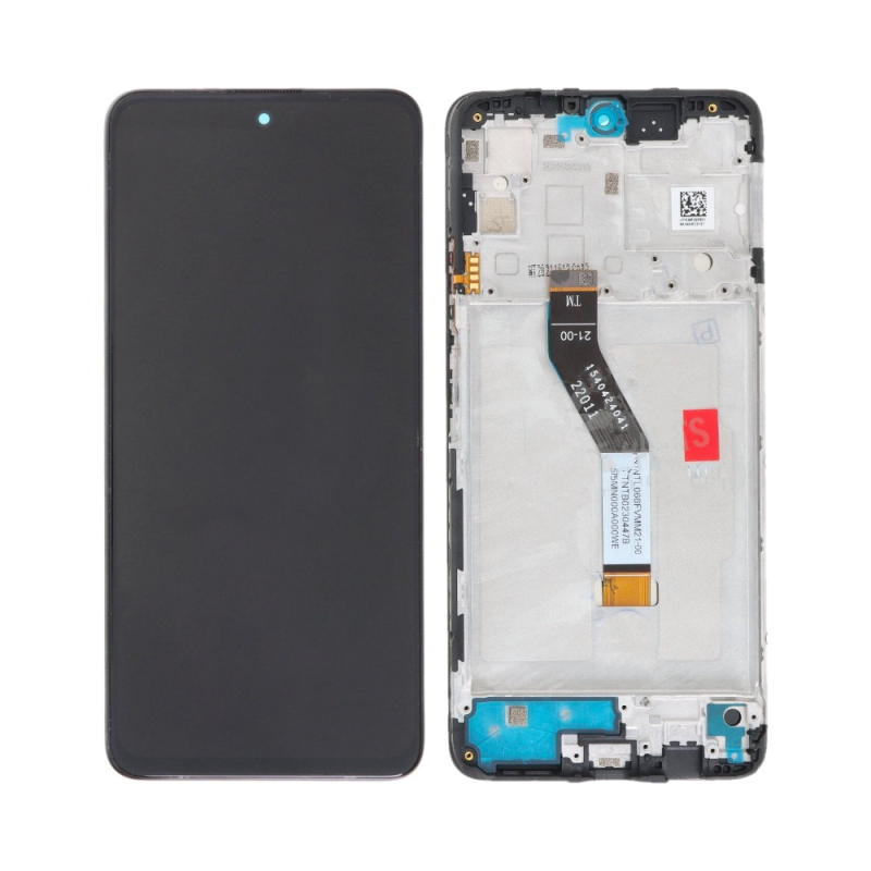 Ecran Tactile OEM avec Châssis Xiaomi Poco M4 Pro 5G/Redmi Note 11T 5G Noir