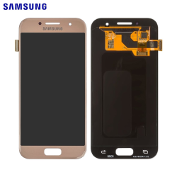 Ecran Tactile Original Samsung Galaxy A3 2017 A320 GH97-19732D GH97-19753D Rose