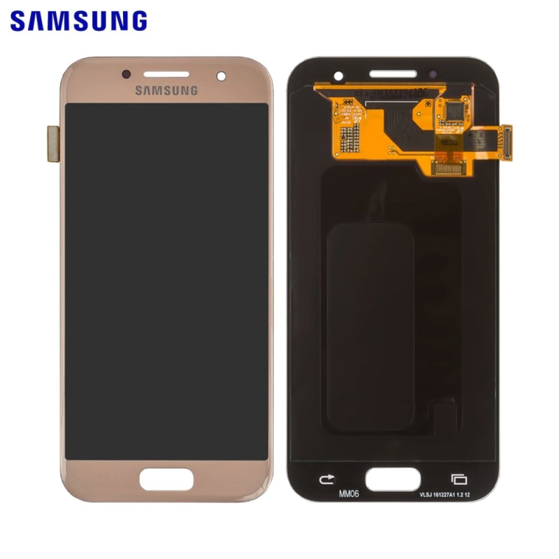 Ecran Tactile Original Samsung Galaxy A3 2017 A320 GH97-19732D GH97-19753D Rose