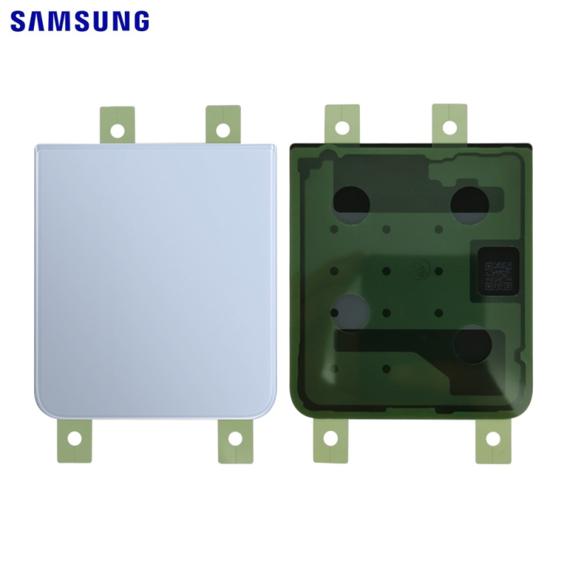 Cache Arrière Original Samsung Galaxy Z Flip 4 5G F721 (Inférieur) GH82-29298D Bleu