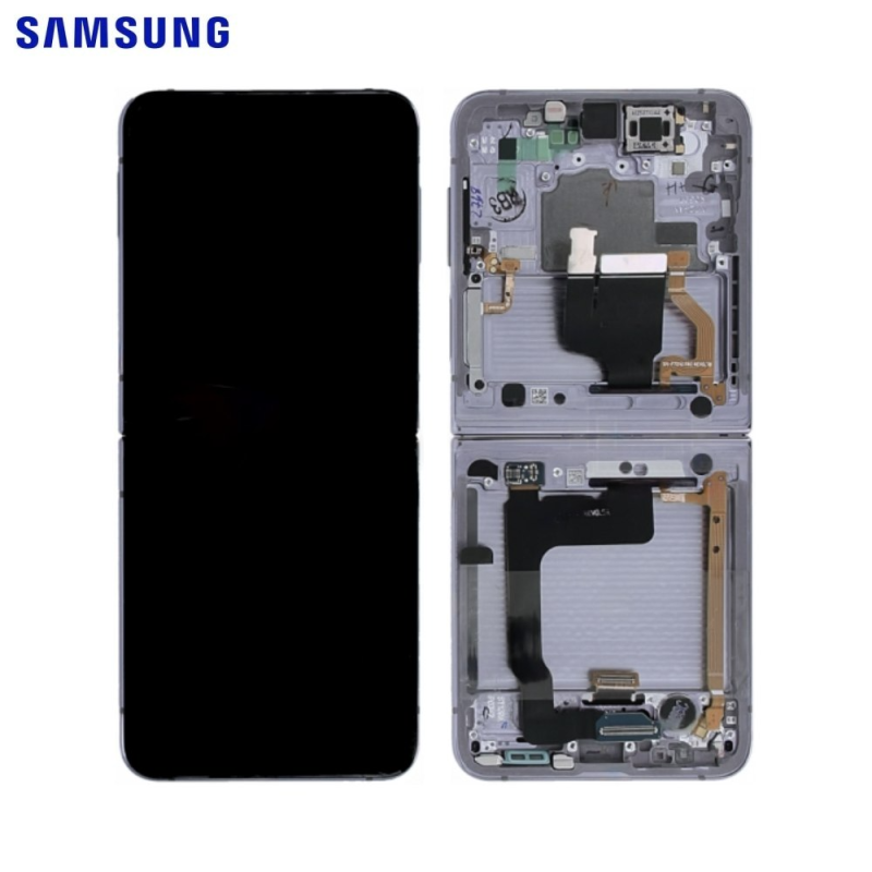 Ecran Tactile Original Samsung Galaxy Z Flip 4 5G F721 GH82-29440F GH82-29441F GH82-30238F GH82-30239F Argent