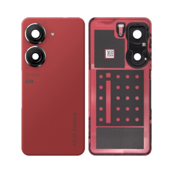 Cache Arrière Premium Asus Zenfone 9 Rouge Soleil