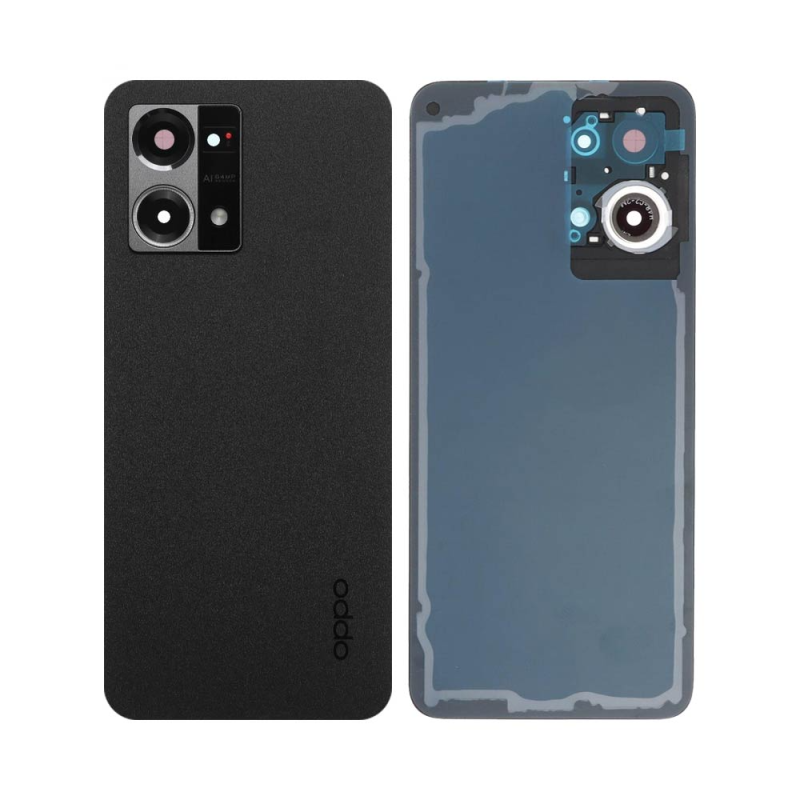 Cache Arrière Premium OPPO Reno7 4G Noir Cosmique