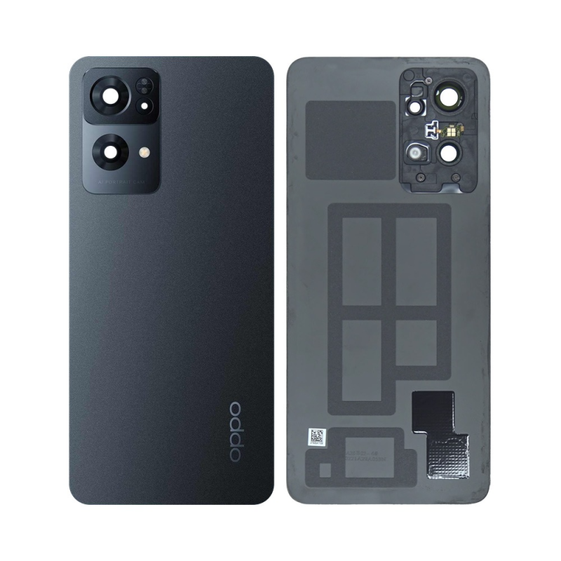 Cache Arrière Premium OPPO Reno7 Pro 5G Noir Étoilé