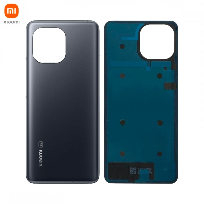 Cache Arrière Original Xiaomi Mi 11 5G 55050000QR1L 55050000QR4J Gris de Minuit