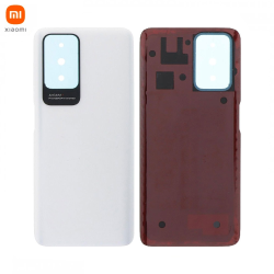 Cache Arrière Original Xiaomi Redmi 10 2022 55050001KF9X Blanc Galet