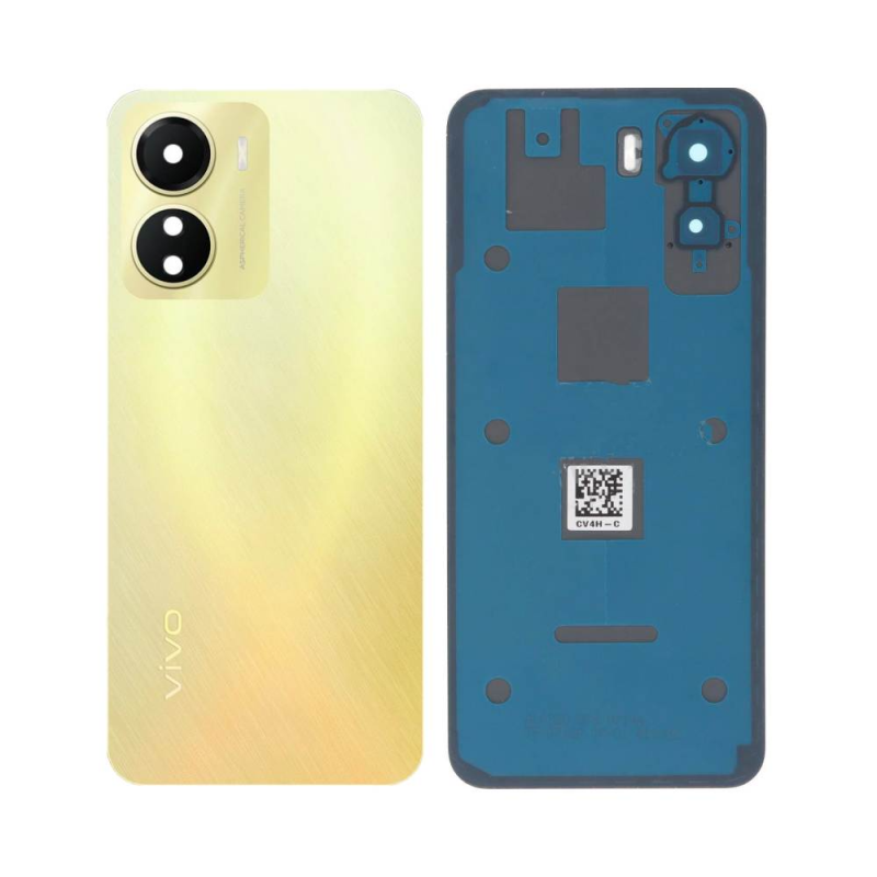 Cache Arrière Premium Vivo Y16 Or Étincelant