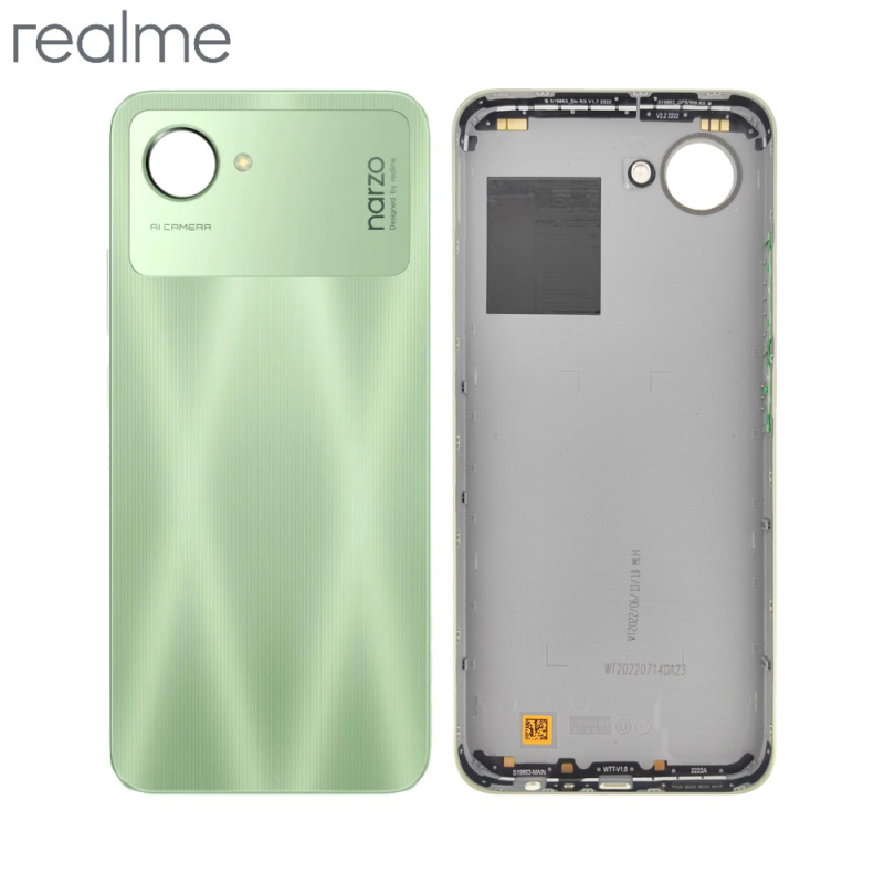 Cache Arrière Original Realme Narzo 50i Prime 4712147 Vert Menthe