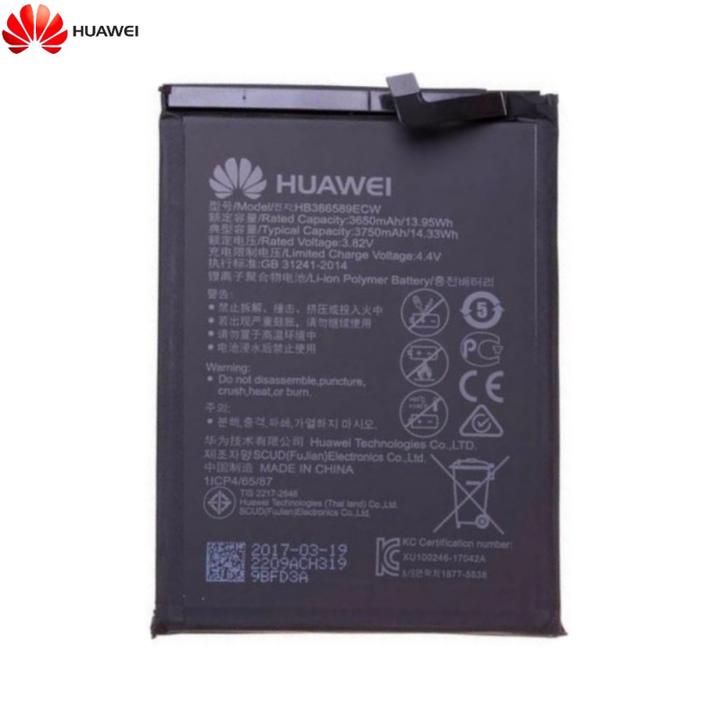 Batterie Originale Honor 20/8X/Play/View 10 Huawei Mate 20 Lite/Nova 5T/P10 Plus 24022209 HB386589ECW