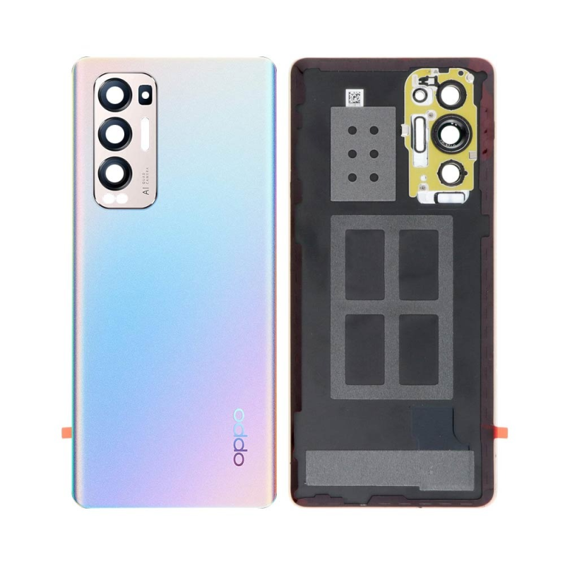 Cache Arrière Premium OPPO Find X3 Neo Argent Galactique