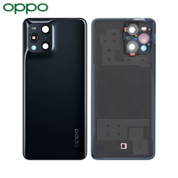 Cache Arrière Original OPPO Find X3 Pro 6561752 Noir Brillant