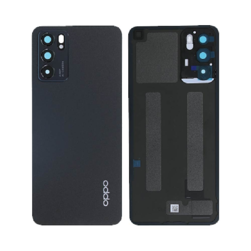 Cache Arrière Premium OPPO Reno6 5G Noir Stellaire