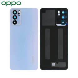 Cache Arrière Original OPPO Reno6 5G 4907799 Bleu Arctique