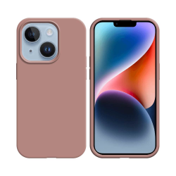 Coque Silicone Compatible pour Apple iPhone 14 ( 06) Rose