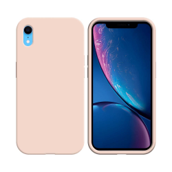 Coque Silicone Compatible pour Apple iPhone XR ( 19) Rose Gold