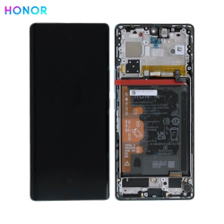 Bloc Écran Complet avec Châssis et Batterie Original Honor 70 0235ACMH Vert Emeraude
