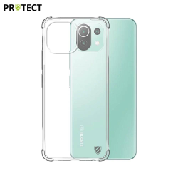 Coque Silicone Renforcée PROTECT pour Xiaomi Mi 11 Lite 4G/Mi 11 Lite 5G Transparent