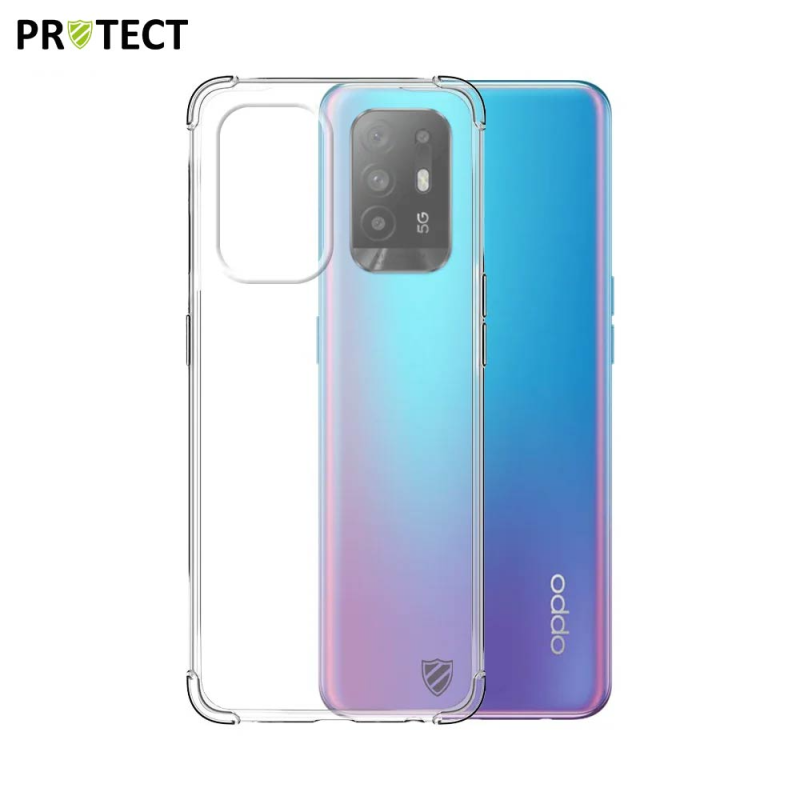 Coque Silicone Renforcée PROTECT pour OPPO A94 5G Transparent