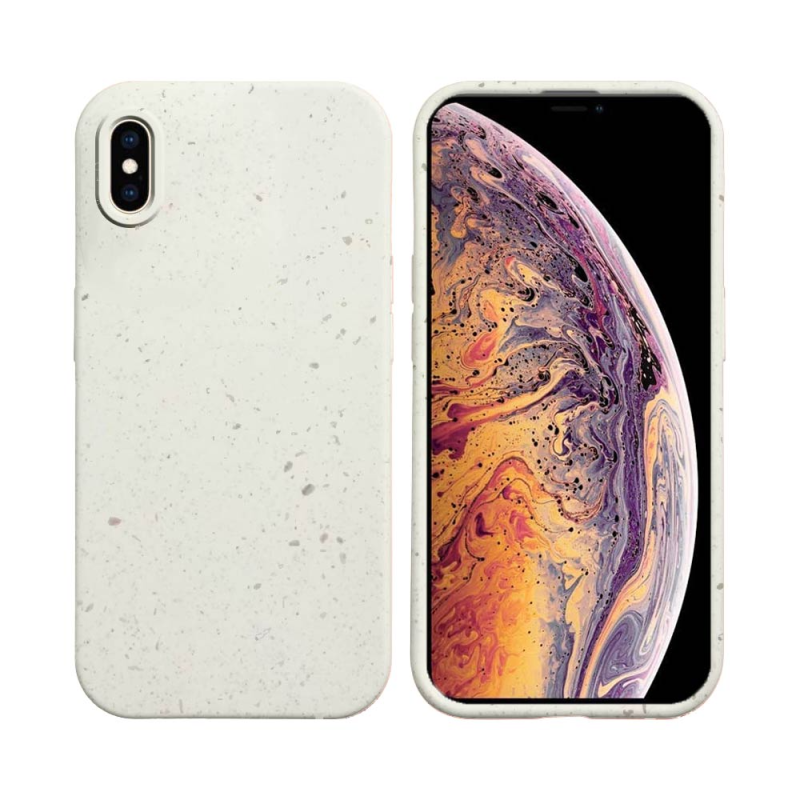 Coque Bambou Biodégradable PROTECT pour Apple iPhone XS Max ( 1) Blanc