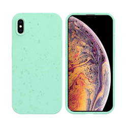 Coque Bambou Biodégradable PROTECT pour Apple iPhone XS Max ( 4) Vert Menthe
