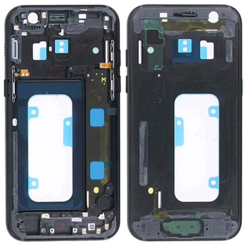 Coque de Réparation Samsung Galaxy A3 2017 A320 (Châssis) Noir