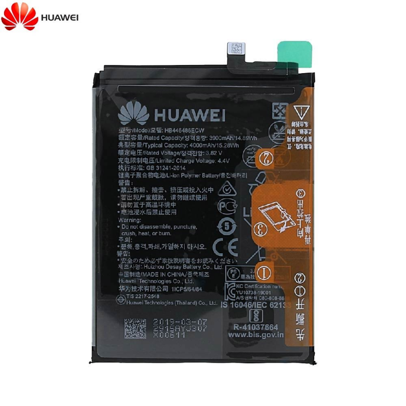 Batterie Originale Honor 9X/9X Pro Huawei P Smart Z 24022915 HB446486ECW