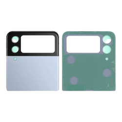 Cache Arrière Premium Samsung Galaxy Z Flip 4 5G F721 (Supérieur) Bleu