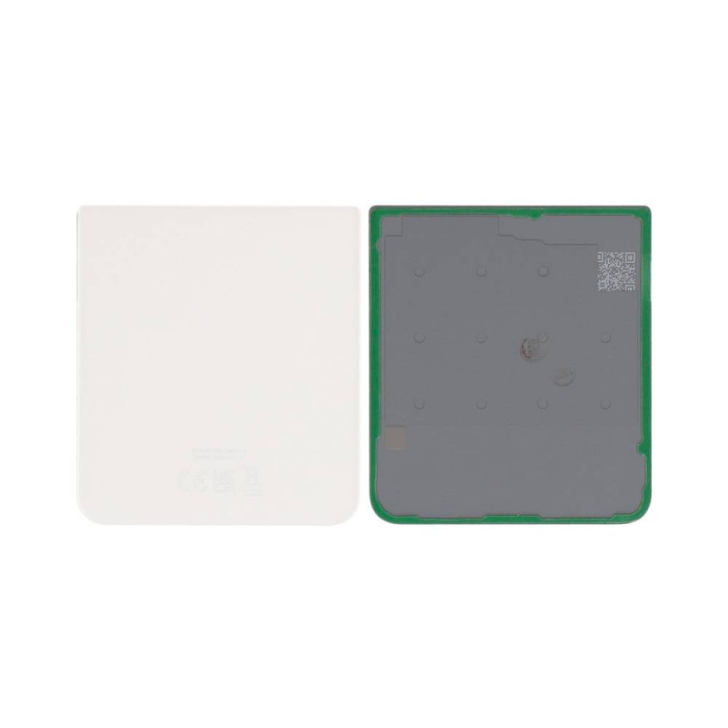Cache Arrière Premium Samsung Galaxy Z Flip 3 5G F711 (Inférieur) Blanc
