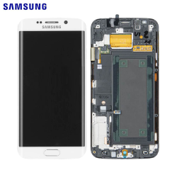 Ecran Tactile Original Samsung Galaxy S6 Edge G925 GH97-17162B GH97-17317B GH97-17334B Blanc