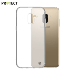 Coque Silicone PROTECT pour Samsung Galaxy A8 Plus 2018 A730 Transparent