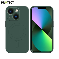 Coque de Protection MagSafe IZ001 PROTECT pour Apple iPhone 13 Vert Foncé