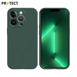 Coque de Protection MagSafe IZ001 PROTECT pour Apple iPhone 13 Pro Vert Foncé