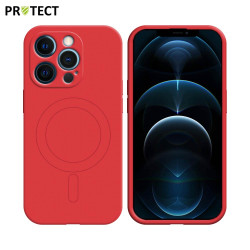Coque de Protection MagSafe IZ001 PROTECT pour Apple iPhone 12 Pro Max Rouge