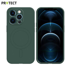 Coque de Protection MagSafe IZ001 PROTECT pour Apple iPhone 12 Pro Max Vert Foncé