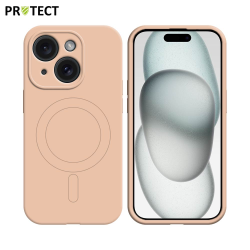 Coque de Protection MagSafe IZ001 PROTECT pour Apple iPhone 15 Rose