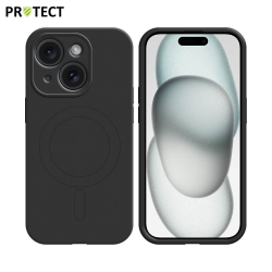 Coque de Protection MagSafe IZ001 PROTECT pour Apple iPhone 15 Plus Noir
