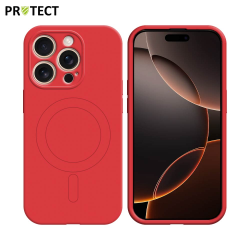 Coque de Protection MagSafe IZ001 PROTECT pour Apple iPhone 16 Pro Rouge