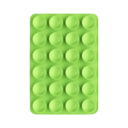Support Ventouse Silicone Universel pour Smartphone Vert