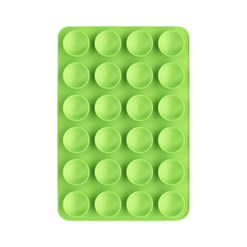 Support Ventouse Silicone Universel pour Smartphone Vert