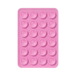 Support Ventouse Silicone Universel pour Smartphone Rose