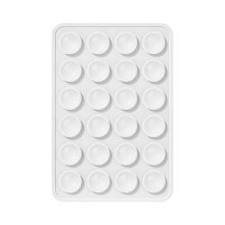 Support Ventouse Silicone Universel pour Smartphone Blanc