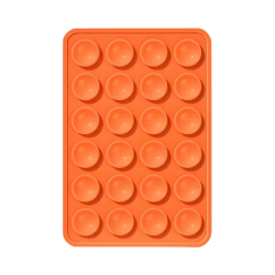 Support Ventouse Silicone Universel pour Smartphone Orange