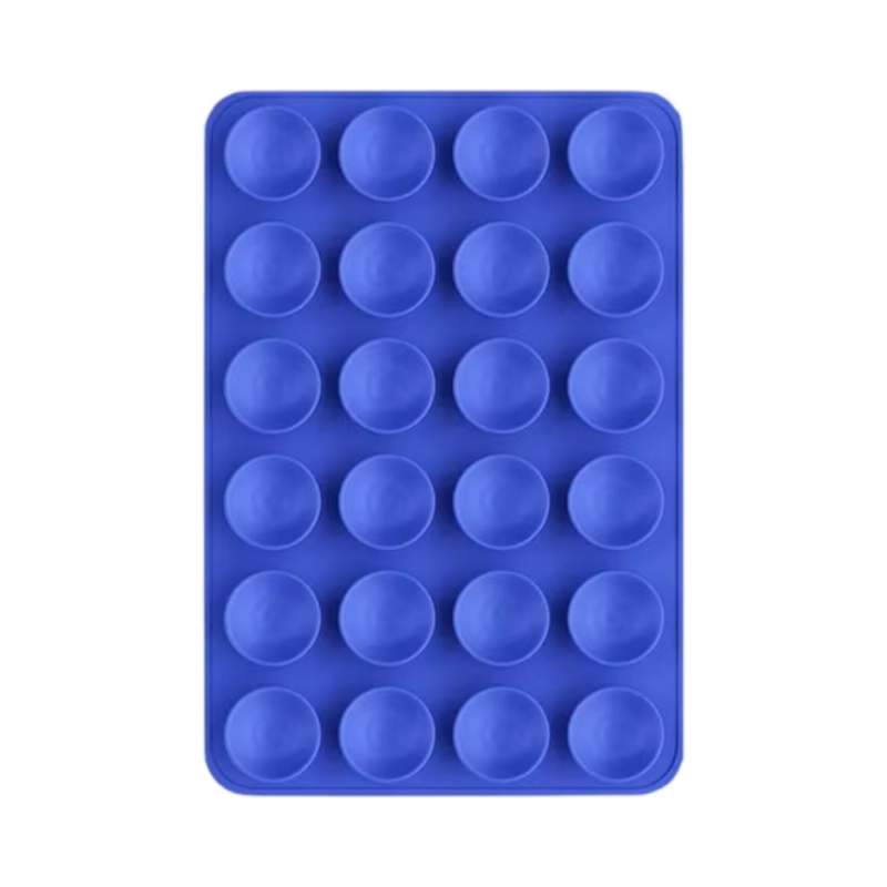 Support Ventouse Silicone Universel pour Smartphone Bleu