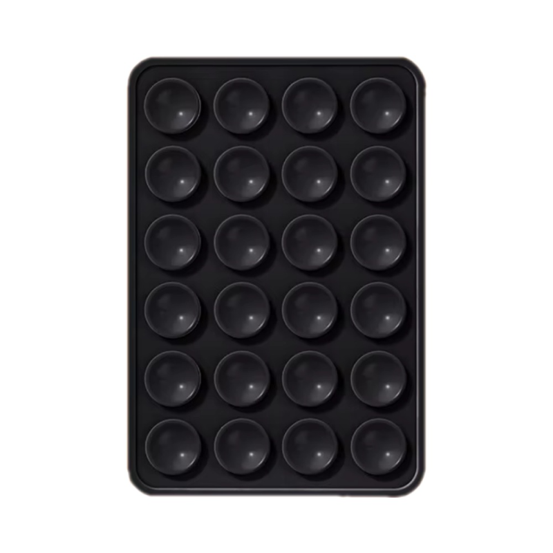 Support Ventouse Silicone Universel pour Smartphone Noir