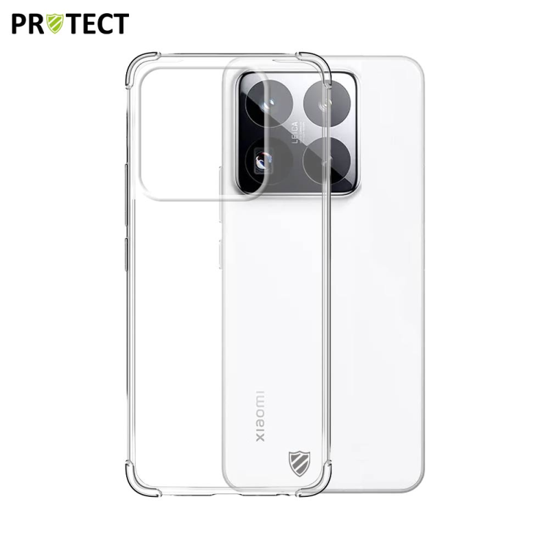 Coque Silicone Renforcée PROTECT pour Xiaomi 15 Pro Transparent