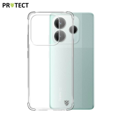 Coque Silicone Renforcée PROTECT pour Xiaomi Redmi Note 14 5G Transparent
