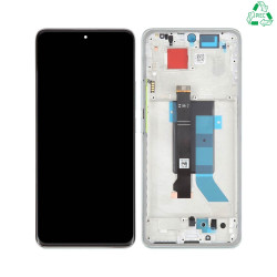 Ecran Tactile Original Pulled avec Châssis (PIEC) Xiaomi Redmi Note 14 Pro 5G Vert