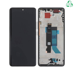 Ecran Tactile Original Pulled avec Châssis (PIEC) Xiaomi Redmi Note 14 Pro 5G Noir