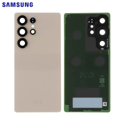 Cache Arrière Original Samsung Galaxy S25 Ultra S938 GH82-36353F Or Rose Titane